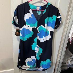 Beautiful Navy Floral Dress